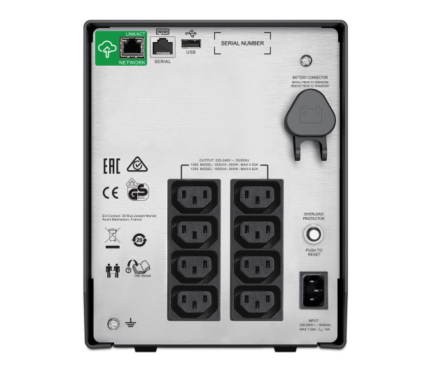 APC Smart-UPS (1500VA/900W, 8x IEC, AVR, LCD) - 545947 - zdjęcie 7
